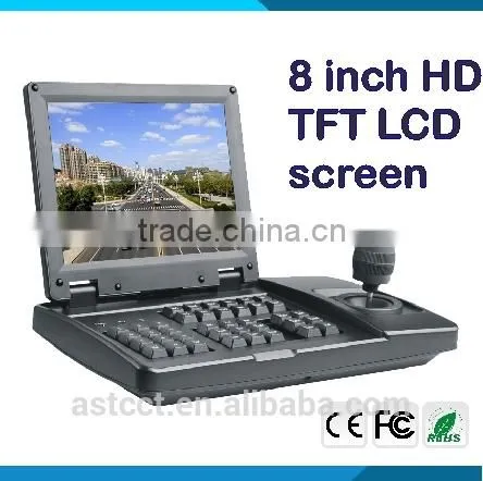 RS232 or RS485 8 Inch HD TFT Analog LCD Display PTZ Camera Keyboard Controller Quality Choice photo-2