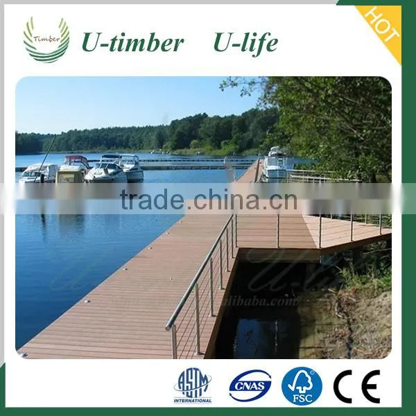 Good Quality WPC Composite Decking Floor for Swimming Pool photo-2