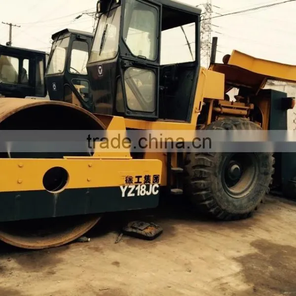 Used XCMG road roller YZ18JC compactor Bomag drum roller compactor