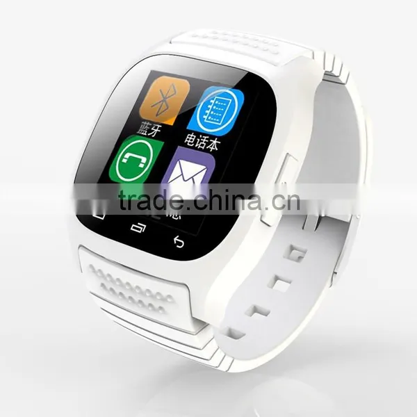 Blue M26 Bluetooth Smart Wrist Watch Phone Mate For IOS Android Samsung LG M26 Smartwatch Brand New Wearable Devices photo-2