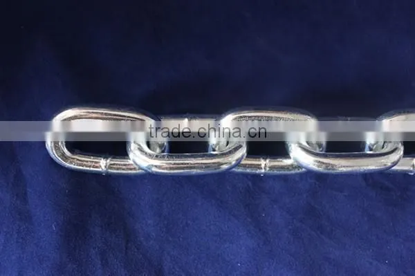 Short Link Welded Chain, Blue/black Plastic Spools, Zinc Plated Chain photo-3
