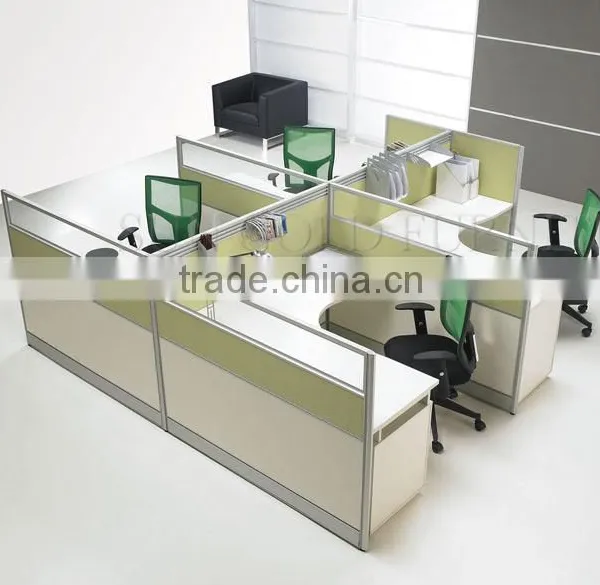 Modern 4 Person Workstation Cubicles Furniture (SZ-WSB405) photo-5
