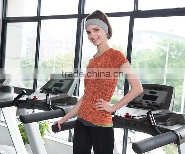 Women Yoga Running Fitness Workout Black Print Custom T-shirt photo-4