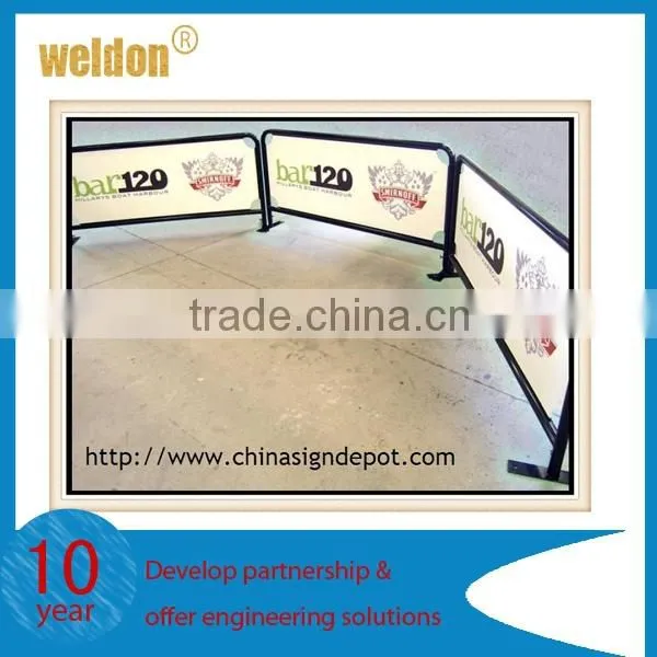 Custom Powder Coated Breeze Barrier With Cuatomized Printing photo-5