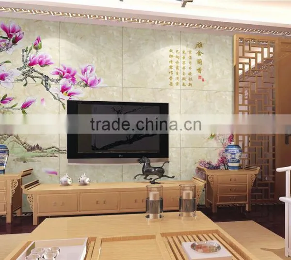 Best Design Top Printing For 3D Glass TV Back Wall OEM/ODM Order