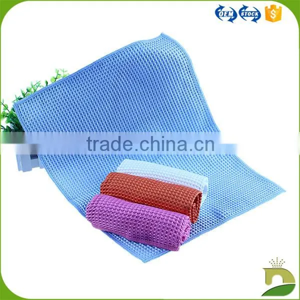 Strong Water Abserbent Waffle Car Cleaning Cloth photo-5