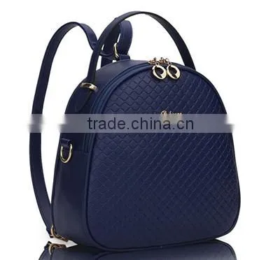 Chain Pattern Fashion Handbag New Leisure Girls PU Shoulder Backpack Bag photo-3