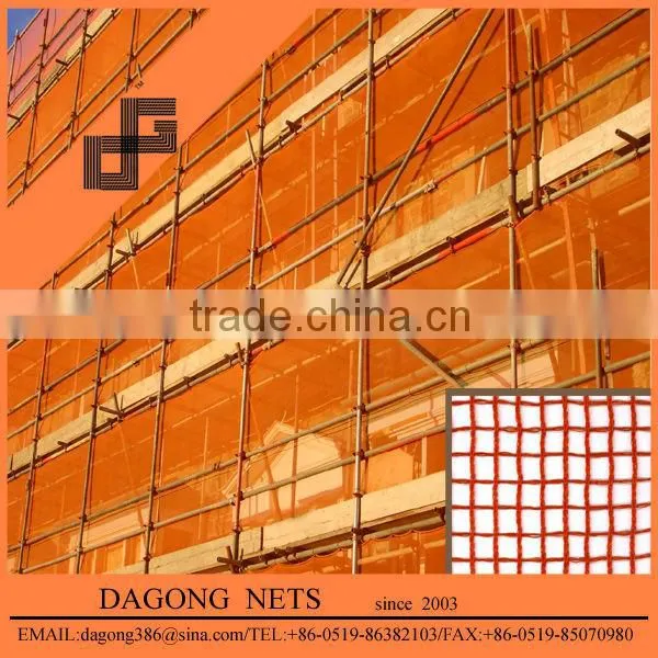 100% New Hdpe Orange Color Fence Net