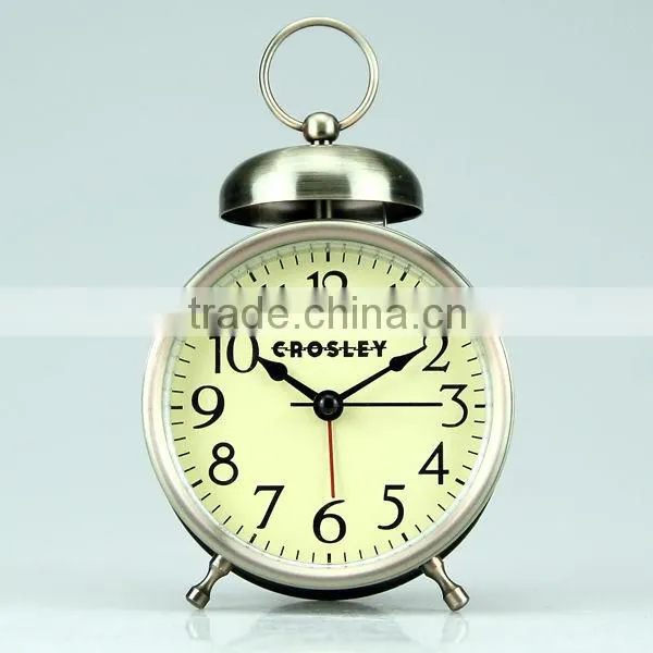 Simple Design Metal Vintage Style Alarm Clock photo-2
