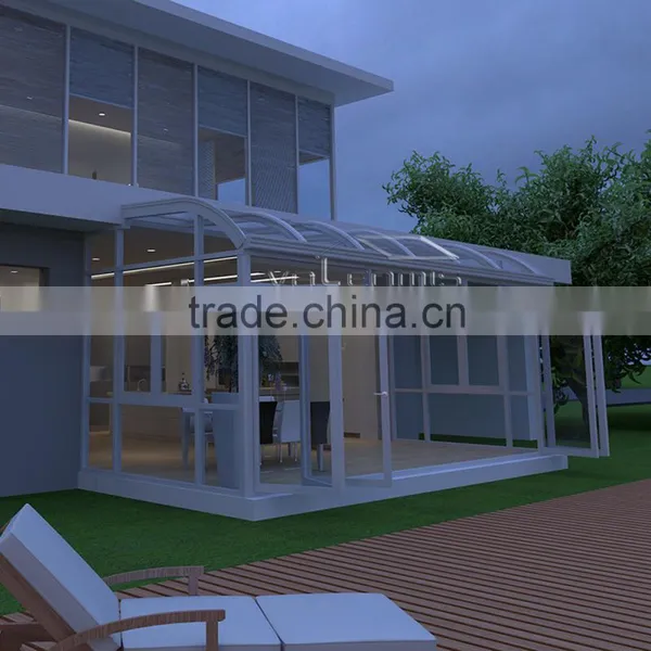 New Laminated Glass Roof Sunroom/glass Room/greenhouse for Sale photo-5
