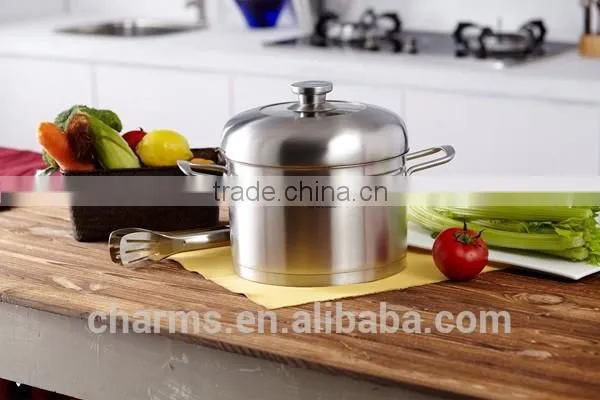 Charms Double Handles Stainless Steel Steamer photo-3