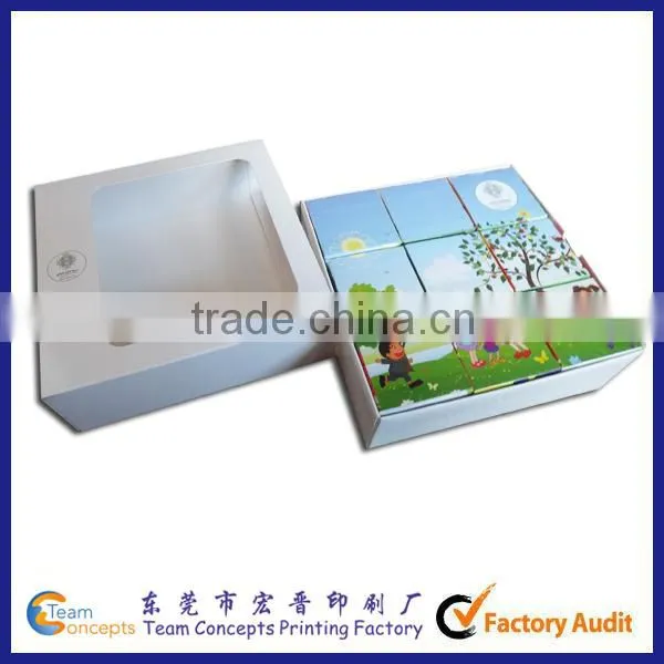 9 Pieces Puzzle Children Educational Cubes photo-5