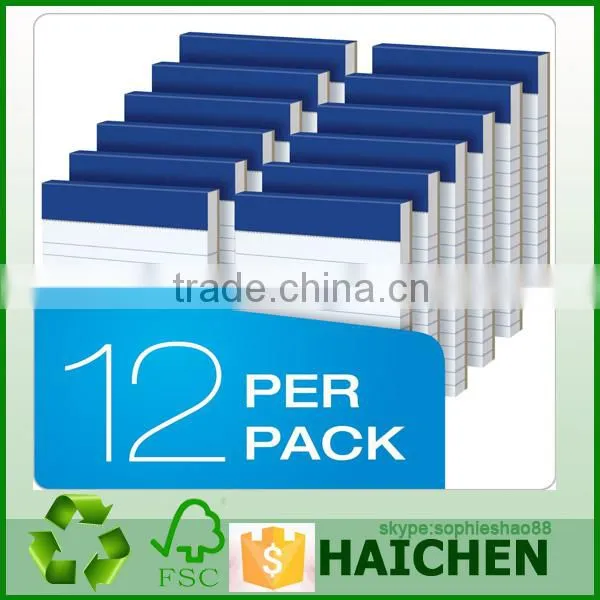 3" x 5" Narrow Perforated Writing Pads - White (12 Pads of 50 Sheets Each) photo-6