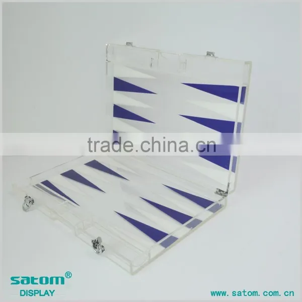 2016 Guangzhou Folding Chess Board With Lucite Backgammon Board photo-2