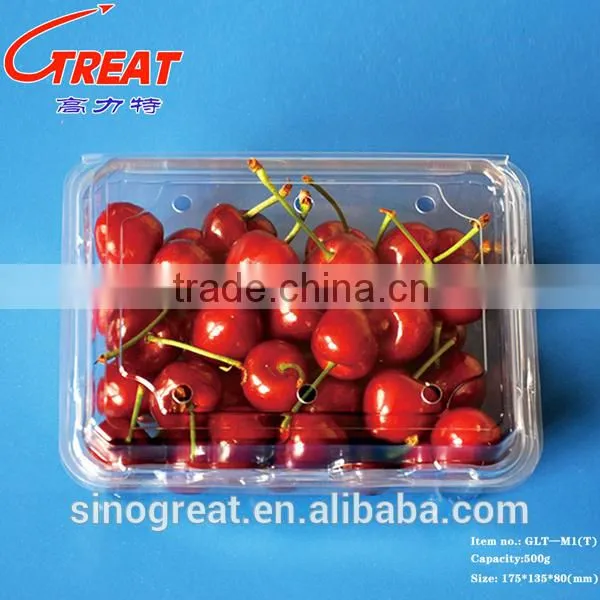 Good Quality Disposible Plastic Food PET Tray/strawberry/blueberry Clamshell Tray photo-5