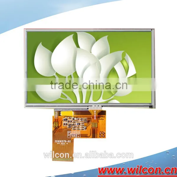 5inch 800*480 RGB Interface 300nits Landscape Tft Display Touch Screen With RTP
