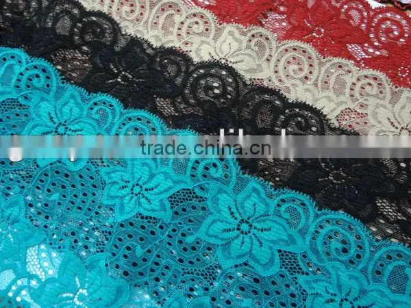 APN4180Y-17CM-lace Top Dress Designs Trimming Swiss Voile Lace in Guangzhou for Women Underwear photo-3