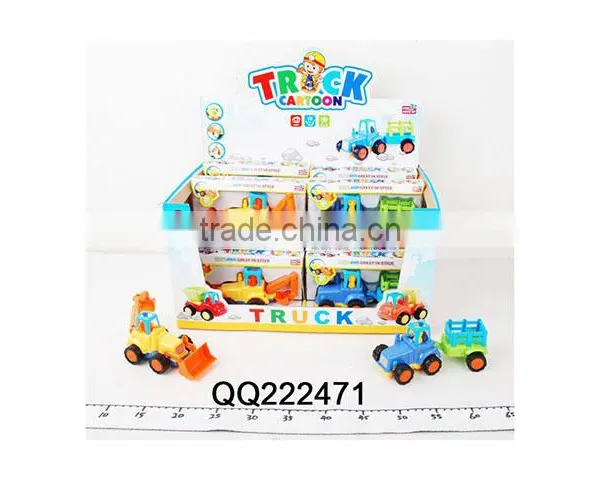 4PCS Kids Friction Farmer Car With Bulldozer ,friction Car for Kids photo-5