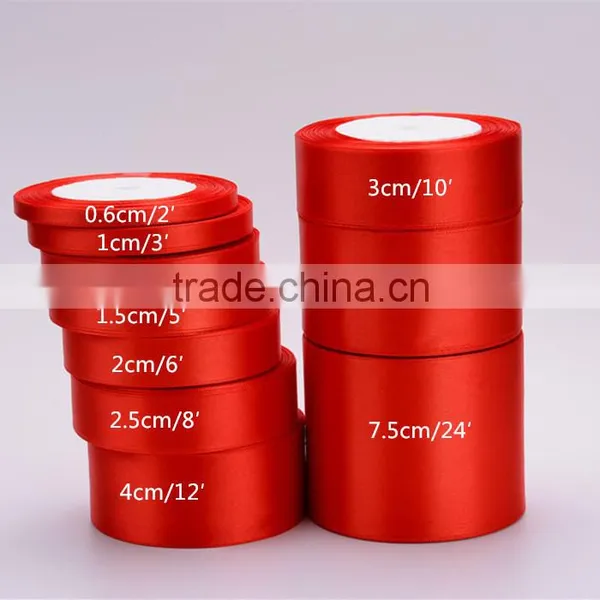Top Quality Wholesale Simple Design 4 Inch Polyester Satin Ribbon photo-3