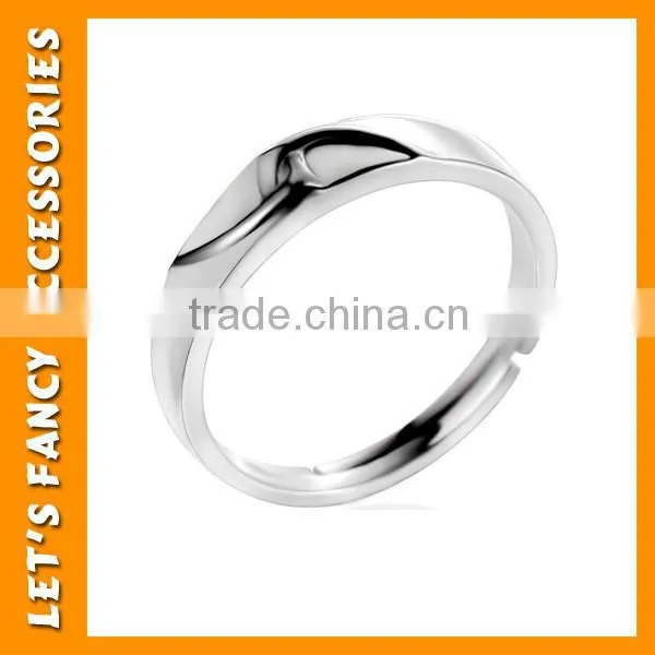 925 Sterling Silver Rings In White Zircon Lots Sterling Couple Silver Rings PGRG0102 photo-2