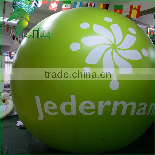 Digital Printing Light Green 3M Diameter Customized Display Inflatable Lighting Balloon photo-3