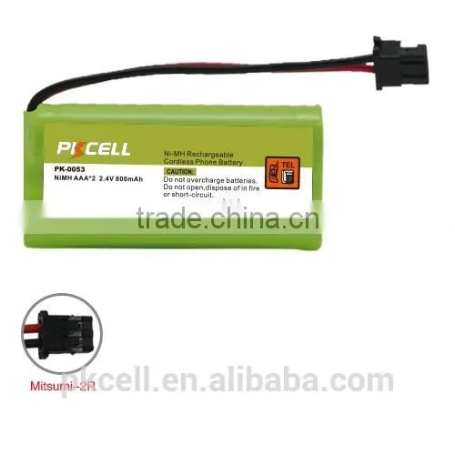 PK-0053 Ni-MH AA*2 800mah 2.4V Battery Pack Quality Choice photo-2