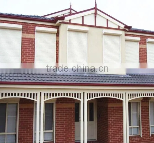 2015 Hot Sale Cheap Aluminium Motorized Roller Shutter Window photo-2