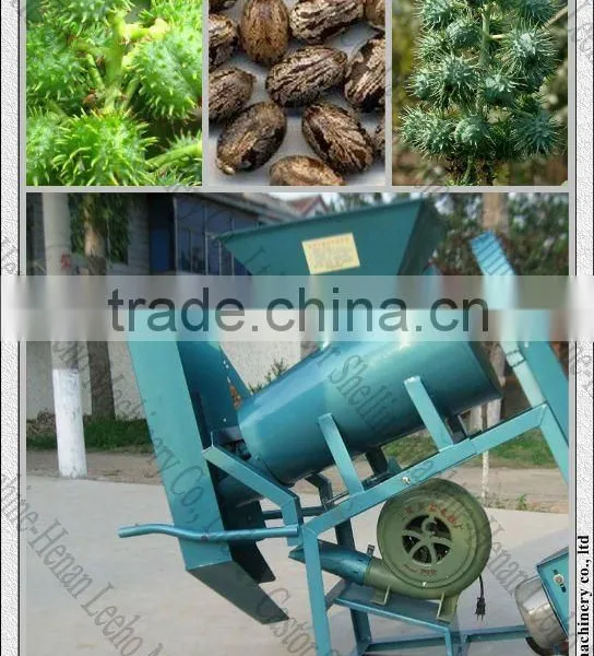 Chinese Castor Seed Sheller Machine with low price and high quality 0086 15333820631