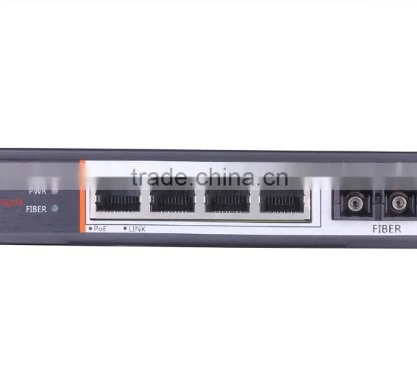 4 Port SC PoE Fiber Switch 48V Power Over Ethernet Switch 4 PoE Port and 1 Uplink photo-5