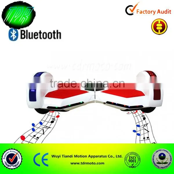 2015 2 Wheels 8 Inch Self-balance Skate Board Howver Board Unicyle LED Lights Bluetooth photo-3