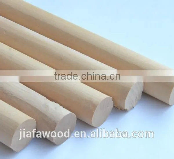 Wooden Round Stick Natural Color Wooden Stick Size 20-50mm Diameter photo-2