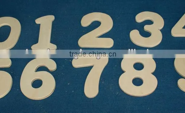 wooden number puzzle toys