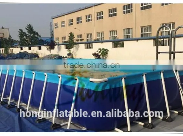 Hot Selling Metal Frame Rectangular Swimming Pool Inflatable photo-6