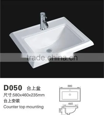 D050 Art Basins/bathroom Basins/stone Basins/Pedestal Basin photo-2