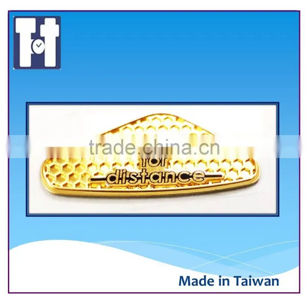 Thick Nameplate Gold 3d Metal Sticker photo-6
