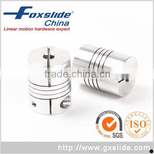 FOXSLIDE 10mm x 10mm Aluminium Clamp Type CNC Beam Coupling Wholesale photo-4