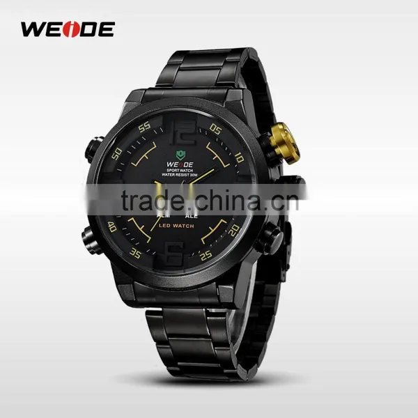 2016 New Arrival Weide Fashion Business Man Watch Brand Analog Digital Led Wrist Watch photo-2