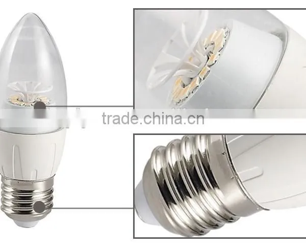 2015 China Led Display Corn Bulb E14/E27/b22 C30HAP With Tail of CE and ROHS Approved 5W Led Candle Light photo-4