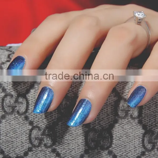 Color Changing Glitter Cat Eyes Opal Nail Sticker photo-4