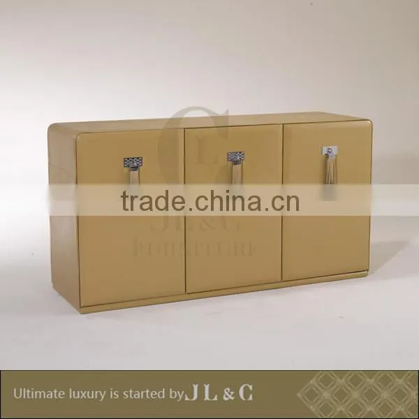 Luxury Bedroom Fahsion Dresser Oxhide Surface Interior Design For-JB17-05 Dresser- JL&C Furniture photo-3