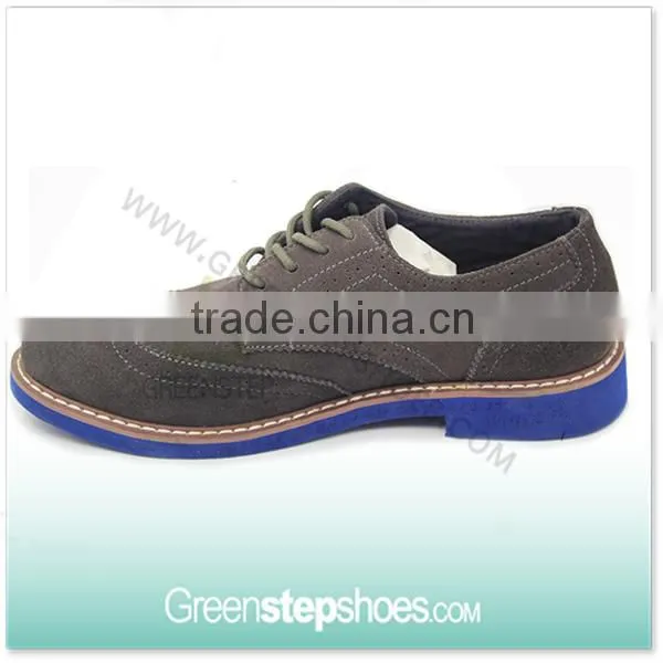 Fashion Gray Suede Leather Nice Footwear, Footwear For Men photo-2