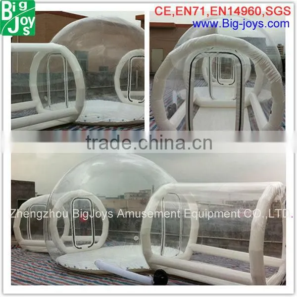 Outdoor Camping Inflatable Clear Tent Bubble Tent With Tunnel photo-2