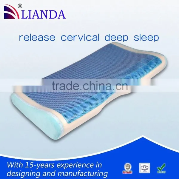 Amazon Gold Supplier Cooling Gel Pillow Memory Foam Gel Pillow photo-5