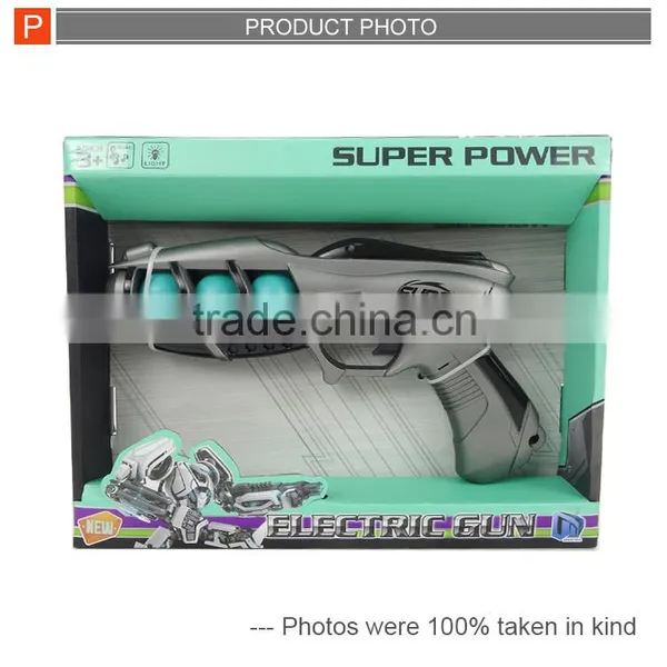 Crazy Selling Battery Operated Gun Saft Lighting Toy Guns for Boys photo-6