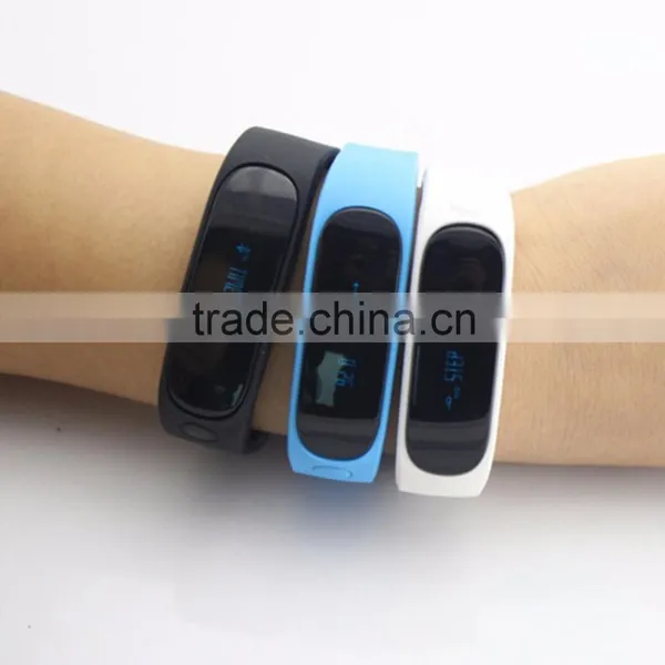 Calling Remind IP67 Waterproof Swimming Pedometer Running E02 Fitness Smart Band photo-2