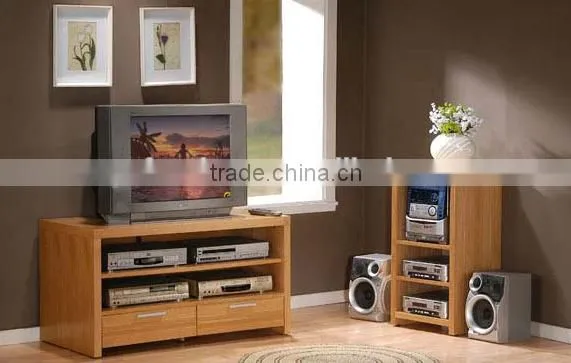 Stand Unit Furniture Modern Living Room Wooden TV Stand/Hifi Unit