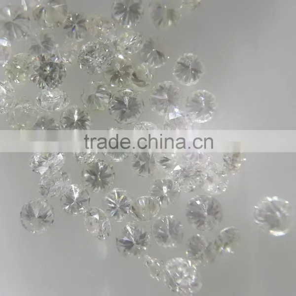 Natural Loose Brilliant Cut Diamond 2.5-2.7mm 1ct Lot SI Clarity F Color photo-3