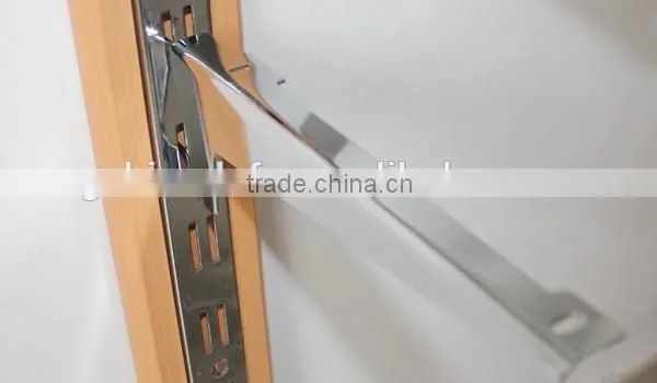 Chrome Adjustable Iron Shelf Bracket for Channel photo-3