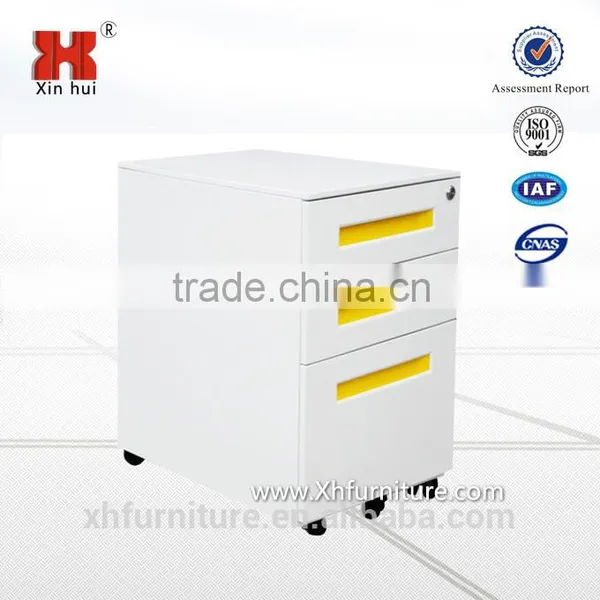3 Drawer Mini Colorful Mobile Filing Cabinet photo-4