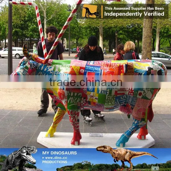 My Dino-C044 High Simulation Animal Model Outdoor Decoration Cows photo-3